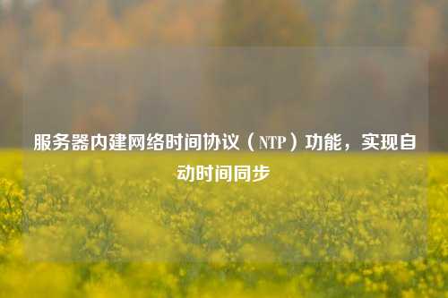 服務器內(nèi)建網(wǎng)絡(luò)時間協(xié)議（NTP）功能，實現(xiàn)自動時間同步