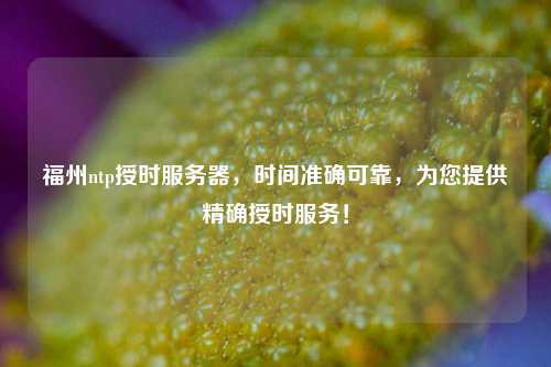 福州ntp授時(shí)服務(wù)器，時(shí)間準(zhǔn)確可靠，為您提供精確授時(shí)服務(wù)！