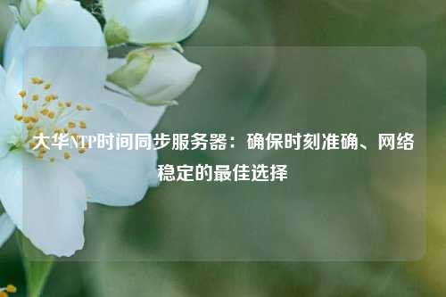 大華NTP時(shí)間同步服務(wù)器：確保時(shí)刻準(zhǔn)確、網(wǎng)絡(luò)穩(wěn)定的最佳選擇